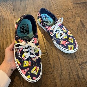 Vans SpongeBob SquarePants Authentic AlohaBob Sneakers. Womens 8.5